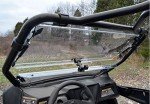 Heavy-Duty Scratch Resistant ATV Flip Windshield