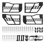 Safari Tubular Doors with Mirrors for Jeep Wrangler