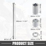 ABSOPRO 300mm ATV Wheel Axle with Bushing & Bolt