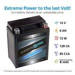 Chrome Pro YTX7L-BS Maintenance Free ATV Battery
