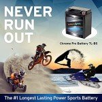 Chrome Pro YTX7L-BS Maintenance Free ATV Battery