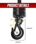 ESEWALAS 3/16" x 50' Synthetic Winch Rope Kit