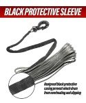 ESEWALAS 3/16" x 50' Synthetic Winch Rope Kit