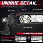 8-Inch LED Light Bar for ATV and UTV