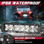 8-Inch LED Light Bar for ATV and UTV