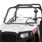 AURELIO TECH Clear Full Windshield for Polaris RZR