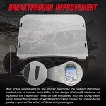 AURELIO TECH Clear Full Windshield for Polaris RZR