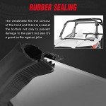 AURELIO TECH Clear Full Windshield for Polaris RZR