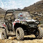 AURELIO TECH Clear Full Windshield for Polaris RZR