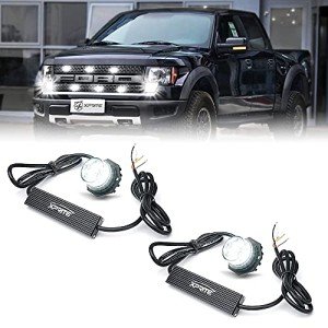 Xprite White LED Strobe Lights Kit for ATVs