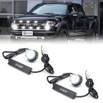 Xprite White LED Strobe Lights Kit for ATVs