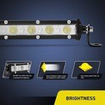 Nilight 2PCS 7 Inch LED Flood Light Bar