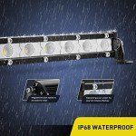Nilight 2PCS 7 Inch LED Flood Light Bar