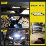 Nilight 2PCS 7 Inch LED Flood Light Bar