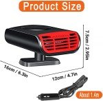 2-in-1 Portable Car Heater and Defogger 12V