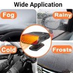 2-in-1 Portable Car Heater and Defogger 12V