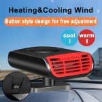 2-in-1 Portable Car Heater and Defogger 12V