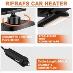 2-in-1 Portable Car Heater and Defogger 12V