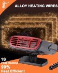 2-in-1 Portable Car Heater and Defogger 12V