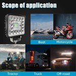 4 Inch LED Work Lights for ATV and Truck