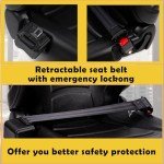 Universal Forklift Seat with Switch & Safety Belt