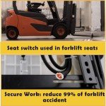 Universal Forklift Seat with Switch & Safety Belt