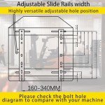 Universal Forklift Seat with Switch & Safety Belt