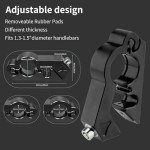 Heavy-Duty Motorcycle Brake and Helmet Lock Combo