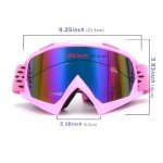 ZJNUO 2 Pack ATV & Dirt Bike Goggles