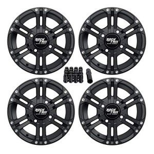 RockTrix RT101 12" ATV Wheels with Lug Nuts
