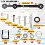 RANSOTO Jeep Wrangler Sway Bar Links Quick Disconnect