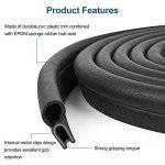 10Ft Automotive Door Weather Stripping Rubber Seal