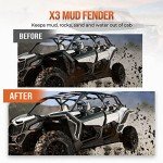 KEMIMOTO X3 Fender Flares and Mud Flaps Set