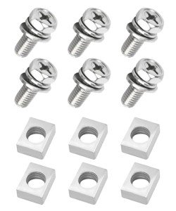 RACOONA 12-Piece Stainless Steel Battery Bolt Kit