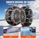 VEVOR Snow Tire Chains for SUVs and Trucks
