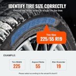 VEVOR Snow Tire Chains for SUVs and Trucks