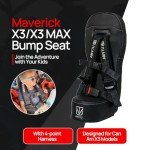 Maverick X3 Bump Seat with 4-Point Harness