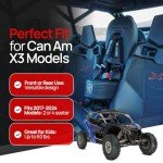Maverick X3 Bump Seat with 4-Point Harness