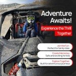 Maverick X3 Bump Seat with 4-Point Harness