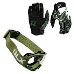 Kids Camouflage ATV Helmet, Gloves & Goggles Set