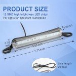 Bright LED License Plate Light for ATV & Trailer
