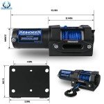 3500 lb Electric Winch Kit with Synthetic Rope