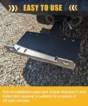Universal Hitch Winch Mount Plate for ATVs & Trucks