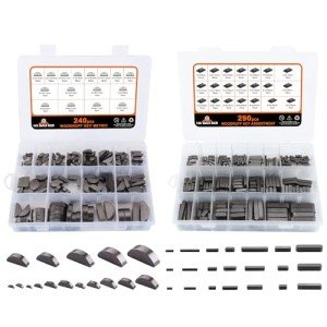 530pcs Metric Woodruff Key Kit - 37 Sizes
