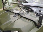 Polaris Ranger 570 Full Size Round Cage 2016-2024 MAX-FLO Vented Windshield Clear Polycarbonate