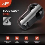 16-Piece Black M10x1.25 ATV Wheel Lug Nuts