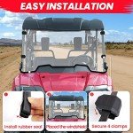 StarknightMT Scratch-Resistant ATV Windshield for Pioneer 700