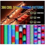 RGB LED Whip Lights with Remote Control - 2PCS