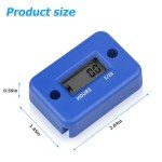 Bittwee Waterproof Digital Hour Meter for ATVs