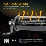 Zmoon 12in Waterproof LED Light Bar for ATVs